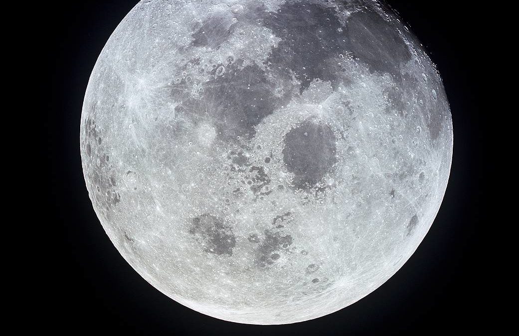 Face visible Lune Apollo 11